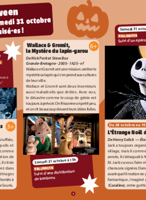 Programme journée Halloween
