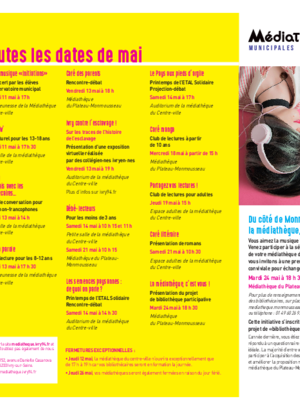 Programme mai 2022
