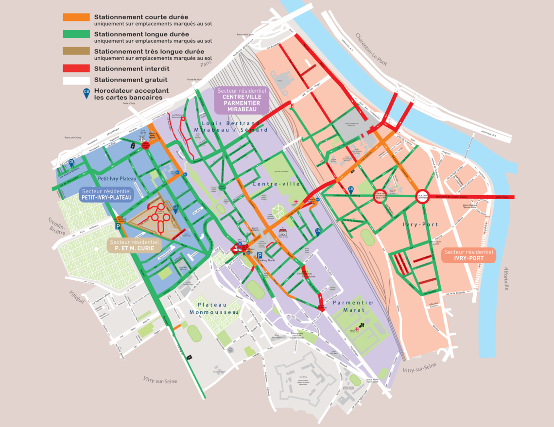 Tarifs résidentsvisiteurs Ville d'IvrysurSeine