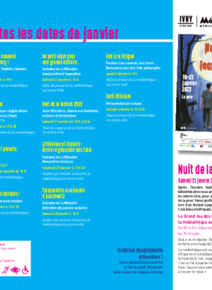 Programme janvier 2023