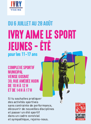 Programme de l'été - Ivry aime le sport jeunes