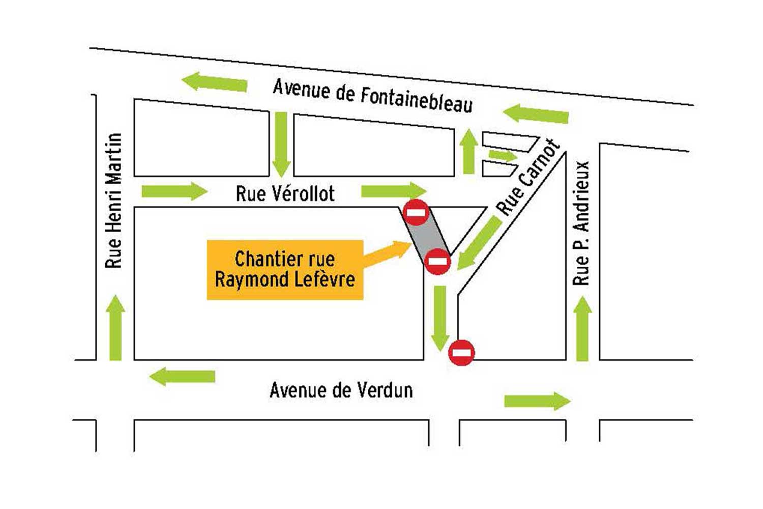 Travaux rue Raymond Lefèvre Ville d'IvrysurSeine